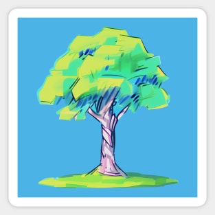 Save the Earth Digital Tree Sketch (MD23ERD009) Sticker